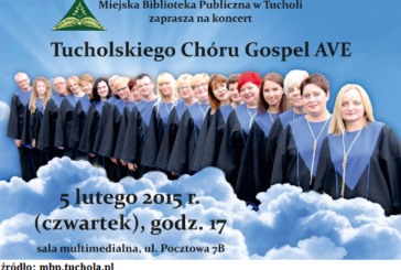 Koncert Tucholskiego Chóru Gospel AVE w Miejskiej Bibliotece Publicznej