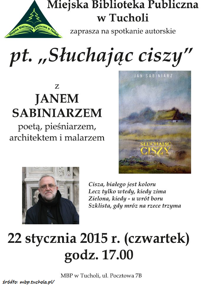 Spotkanie z Janem Sabiniarzem w Miejskiej Bibliotece Publicznej