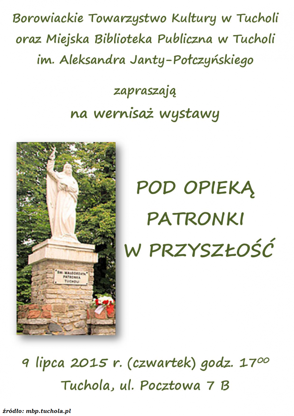 Wernisaż wystawy „Pod opieką patronki w przyszłość”