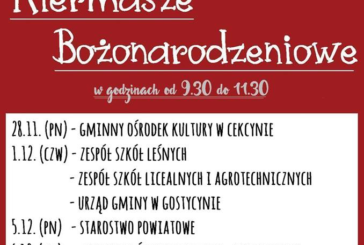 WTZ zapraszają na Kiermasze Bożonarodzeniowe